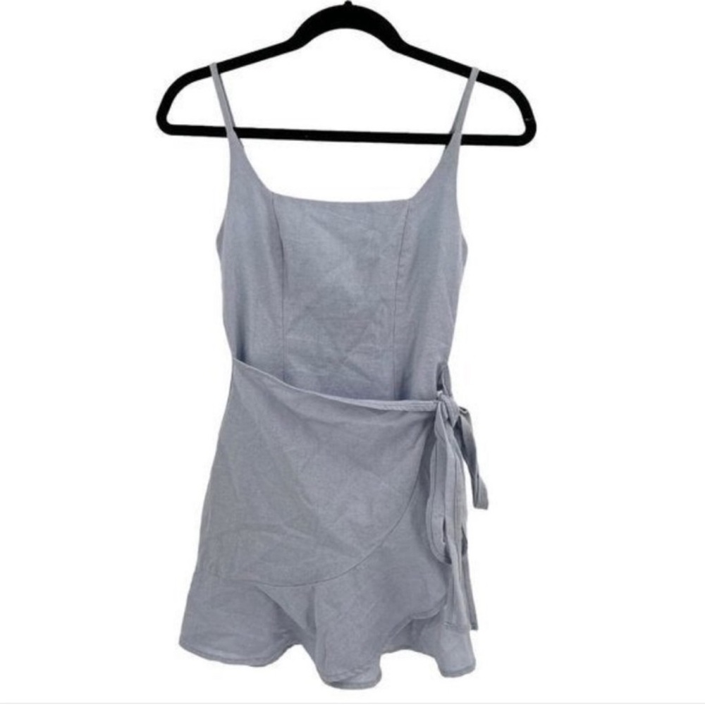Elegant Gray Mini Dress